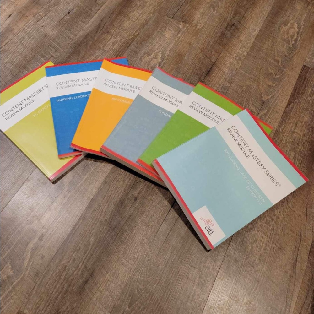 ATI book bundle for nursing school